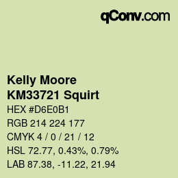 Código de color: Kelly Moore - KM33721 Squirt | qconv.com