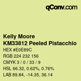 カラーコード: Kelly Moore - KM33812 Peeled Pistacchio | qconv.com