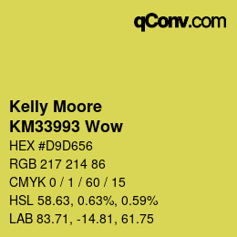 カラーコード: Kelly Moore - KM33993 Wow | qconv.com
