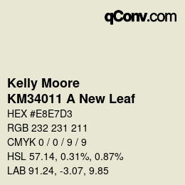 Code couleur: Kelly Moore - KM34011 A New Leaf | qconv.com