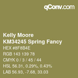 Farbcode: Kelly Moore - KM34245 Spring Fancy | qconv.com