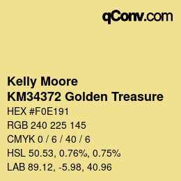 Color code: Kelly Moore - KM34372 Golden Treasure | qconv.com