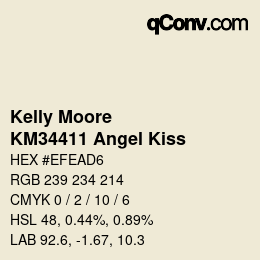 カラーコード: Kelly Moore - KM34411 Angel Kiss | qconv.com