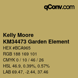 Farbcode: Kelly Moore - KM34473 Garden Element | qconv.com