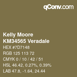 Code couleur: Kelly Moore - KM34565 Veradale | qconv.com