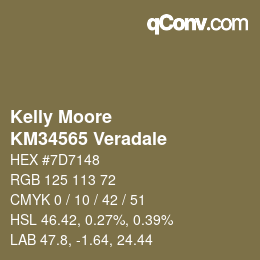カラーコード: Kelly Moore - KM34565 Veradale | qconv.com