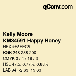 Code couleur: Kelly Moore - KM34591 Happy Honey | qconv.com