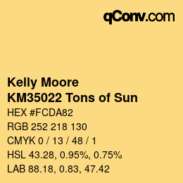 Color code: Kelly Moore - KM35022 Tons of Sun | qconv.com