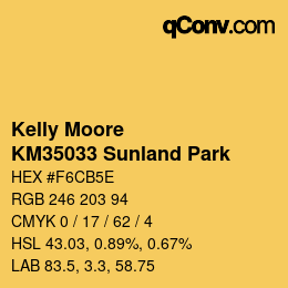 Código de color: Kelly Moore - KM35033 Sunland Park | qconv.com