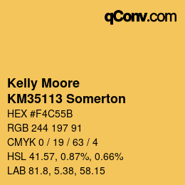 Code couleur: Kelly Moore - KM35113 Somerton | qconv.com