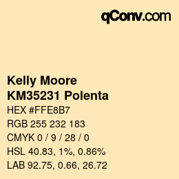 Code couleur: Kelly Moore - KM35231 Polenta | qconv.com