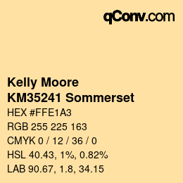 Color code: Kelly Moore - KM35241 Sommerset | qconv.com