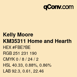 Color code: Kelly Moore - KM35311 Home and Hearth | qconv.com