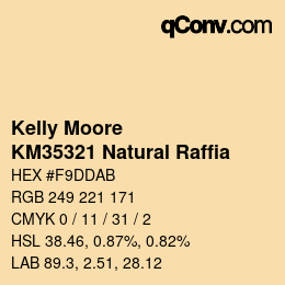 カラーコード: Kelly Moore - KM35321 Natural Raffia | qconv.com