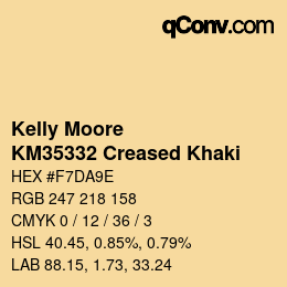 カラーコード: Kelly Moore - KM35332 Creased Khaki | qconv.com