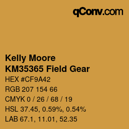 Código de color: Kelly Moore - KM35365 Field Gear | qconv.com
