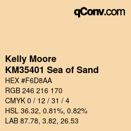 Farbcode: Kelly Moore - KM35401 Sea of Sand | qconv.com
