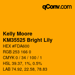 Farbcode: Kelly Moore - KM35525 Bright Lily | qconv.com
