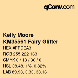 カラーコード: Kelly Moore - KM35561 Fairy Glitter | qconv.com