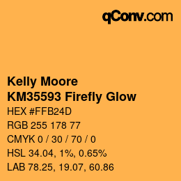 カラーコード: Kelly Moore - KM35593 Firefly Glow | qconv.com