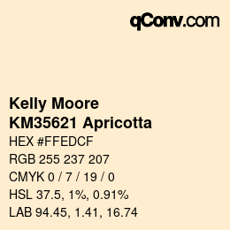 Color code: Kelly Moore - KM35621 Apricotta | qconv.com