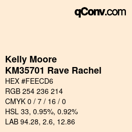 Código de color: Kelly Moore - KM35701 Rave Rachel | qconv.com