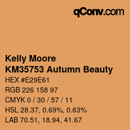 Farbcode: Kelly Moore - KM35753 Autumn Beauty | qconv.com
