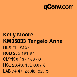 Color code: Kelly Moore - KM35833 Tangelo Anna | qconv.com