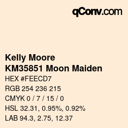 Farbcode: Kelly Moore - KM35851 Moon Maiden | qconv.com