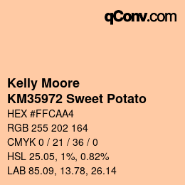 Code couleur: Kelly Moore - KM35972 Sweet Potato | qconv.com