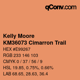 Color code: Kelly Moore - KM36073 Cimarron Trail | qconv.com