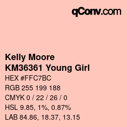 Code couleur: Kelly Moore - KM36361 Young Girl | qconv.com