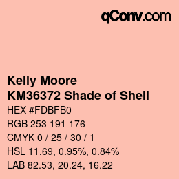 Farbcode: Kelly Moore - KM36372 Shade of Shell | qconv.com
