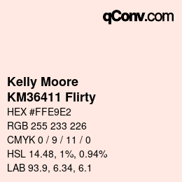 Farbcode: Kelly Moore - KM36411 Flirty | qconv.com