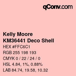 Color code: Kelly Moore - KM36441 Deco Shell | qconv.com