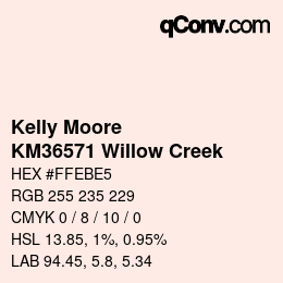 Code couleur: Kelly Moore - KM36571 Willow Creek | qconv.com