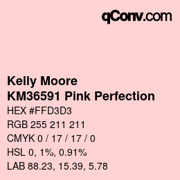 Código de color: Kelly Moore - KM36591 Pink Perfection | qconv.com