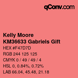 Color code: Kelly Moore - KM36633 Gabriels Gift | qconv.com