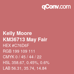 Color code: Kelly Moore - KM36713 May Fair | qconv.com