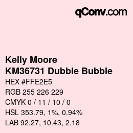 Code couleur: Kelly Moore - KM36731 Dubble Bubble | qconv.com