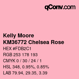 Farbcode: Kelly Moore - KM36772 Chelsea Rose | qconv.com