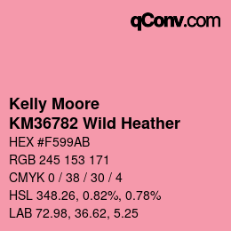 カラーコード: Kelly Moore - KM36782 Wild Heather | qconv.com