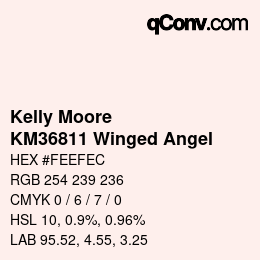 カラーコード: Kelly Moore - KM36811 Winged Angel | qconv.com