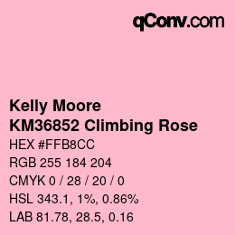 カラーコード: Kelly Moore - KM36852 Climbing Rose | qconv.com