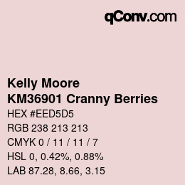 Color code: Kelly Moore - KM36901 Cranny Berries | qconv.com