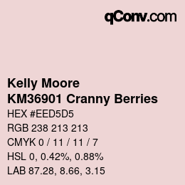 カラーコード: Kelly Moore - KM36901 Cranny Berries | qconv.com