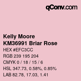 Color code: Kelly Moore - KM36991 Briar Rose | qconv.com