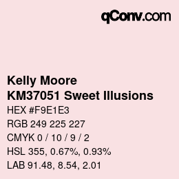 Code couleur: Kelly Moore - KM37051 Sweet Illusions | qconv.com