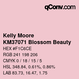 Color code: Kelly Moore - KM37071 Blossom Beauty | qconv.com