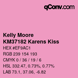 Code couleur: Kelly Moore - KM37182 Karens Kiss | qconv.com